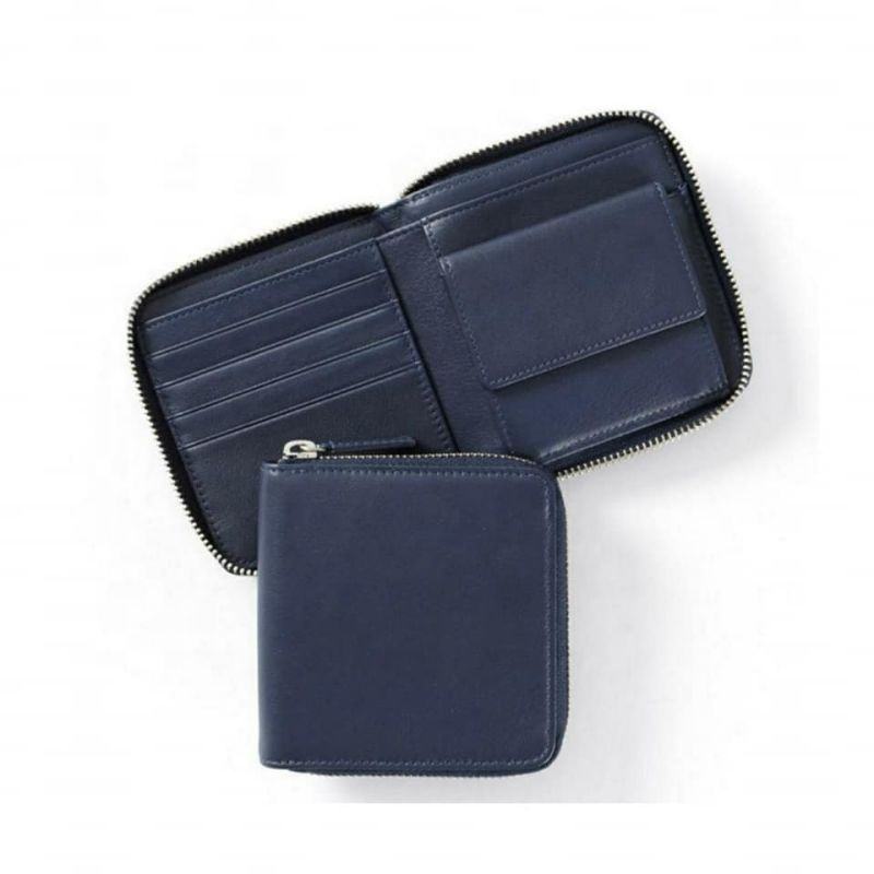 Blue Leather Wallet